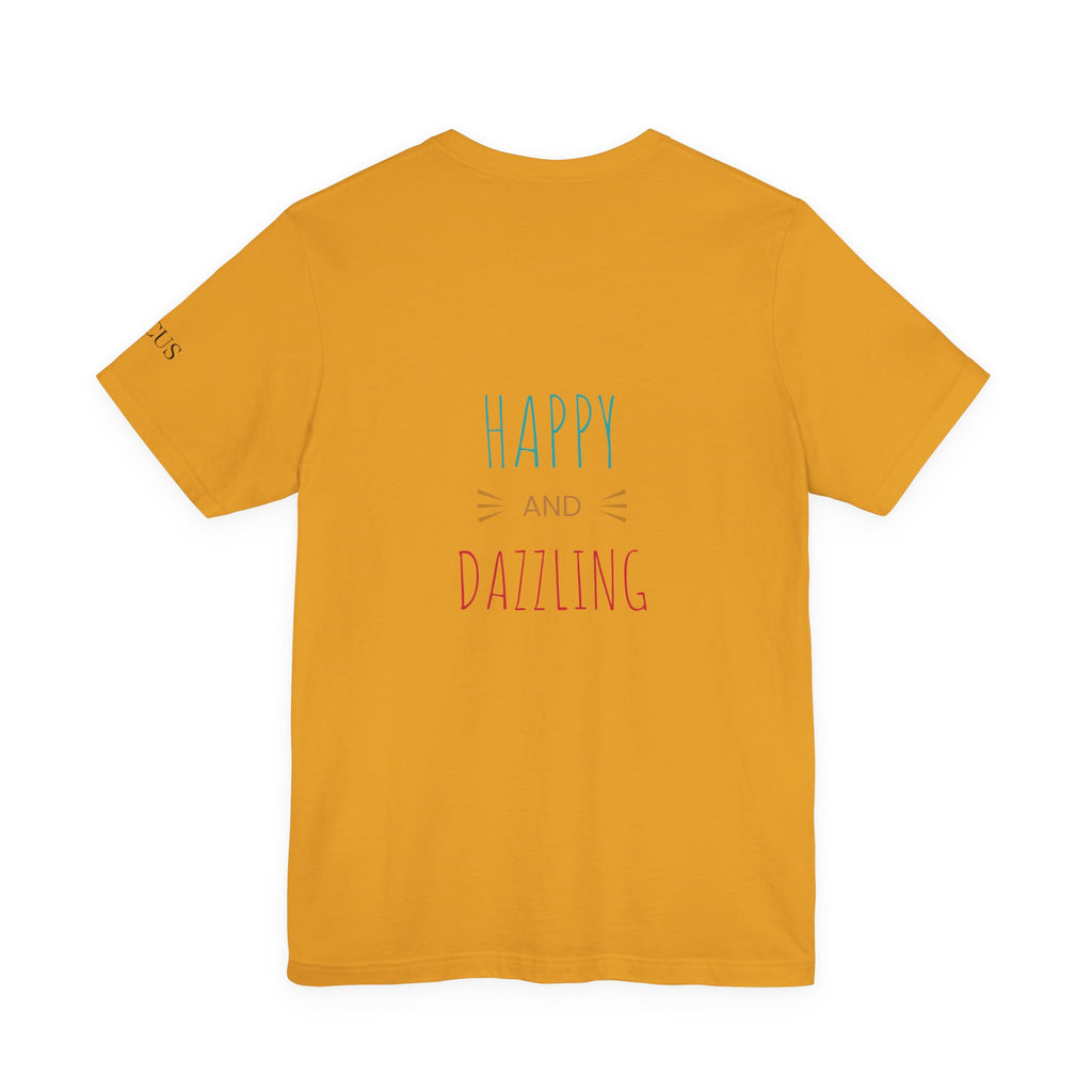 Pure Bliss Scenic Tee — “Happy and Dazzling” Graphic T-Shirt