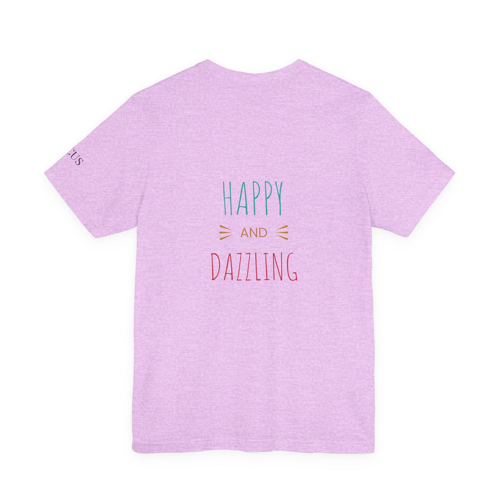 Pure Bliss Scenic Tee — “Happy and Dazzling” Graphic T-Shirt