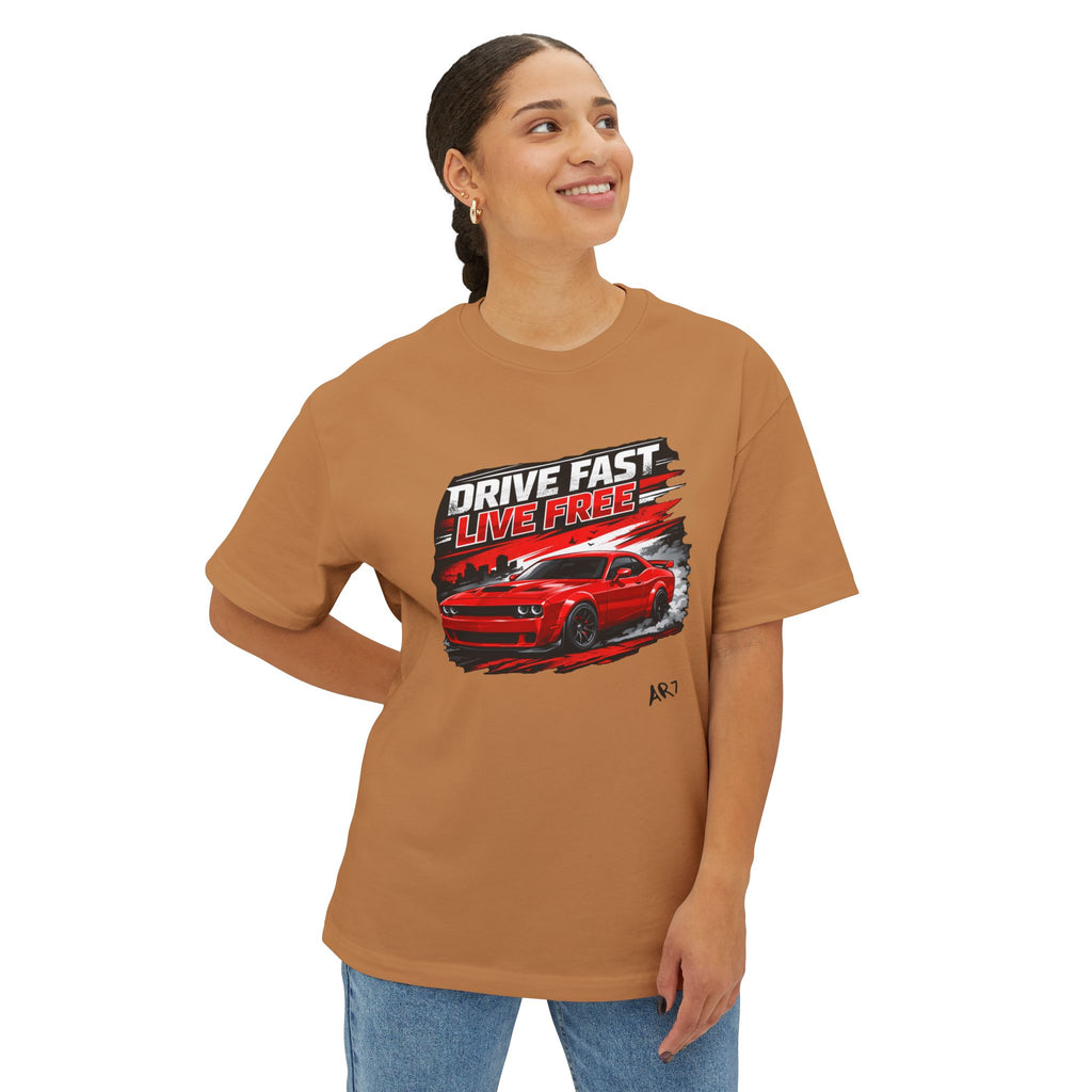 BOLD LINES Oversized Boxy Tee — Minimal Graphic Bold Line Design
