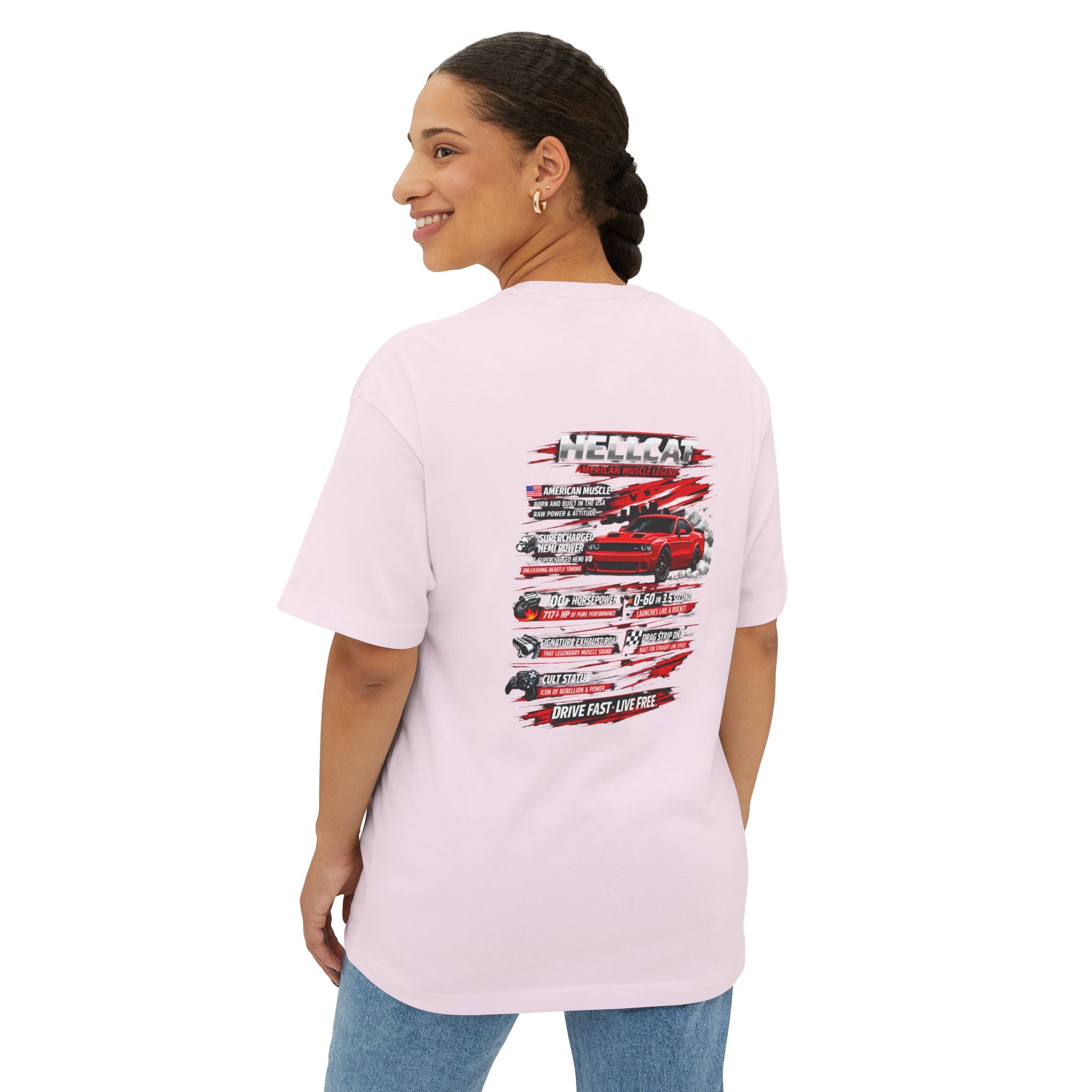 BOLD LINES Oversized Boxy Tee — Minimal Graphic Bold Line Design
