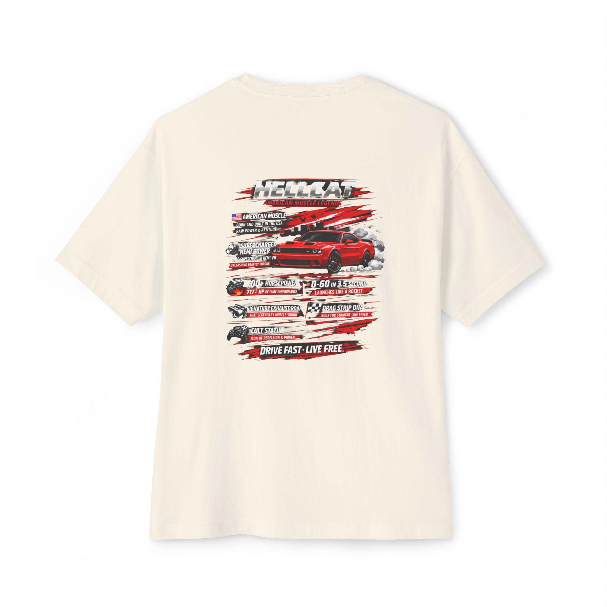 BOLD LINES Oversized Boxy Tee — Minimal Graphic Bold Line Design